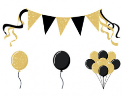 Balloons Clipart | Etsy Studio
