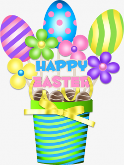 Happy Easter, Easter, Eggs, Bow PNG Image and Clipart for Free Download