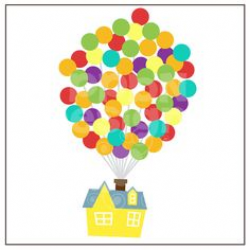 up house balloons clip art pixar up | Up | Pinterest | Murals ...