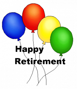 Retirement Balloons Clipart