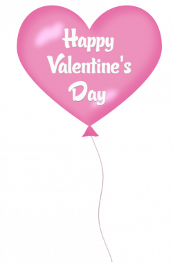 Valentines Day Pink Heart Balloon PNG Clipart Picture | Gallery ...