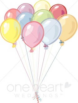 Balloons Clipart | Wedding Balloons Clipart