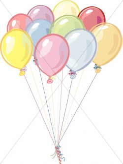 Birthday Balloons Clipart - cilpart
