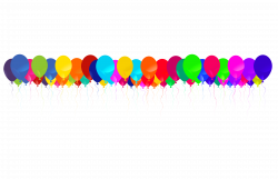 28+ Collection of Balloons Clipart Border | High quality, free ...