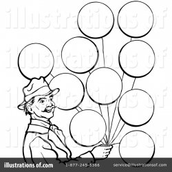 Balloons Clipart #1222923 - Illustration by Picsburg