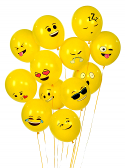 Emoji Smiley Face Balloons - Gwyl.io
