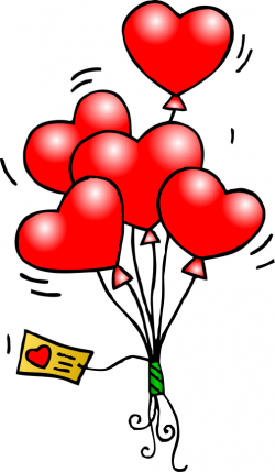 heart balloons | Here's Your Sign | Free valentine clip art ...