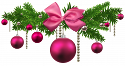 Pink Christmas Balls Decoration PNG Clipart | Gallery Yopriceville ...
