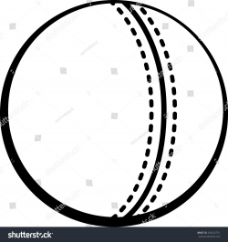 cricket ball clipart black and white 6 | Clipart Station
