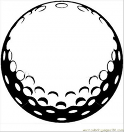 Coloring Pages Golf Ball ~ (Sports > Golf) - free printable ...