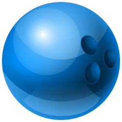 Blue Bowling Ball PNG Clipart - Best WEB Clipart
