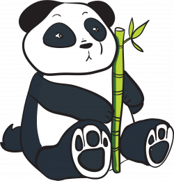 Panda With Bamboo Stalk Icons PNG - Free PNG and Icons Downloads