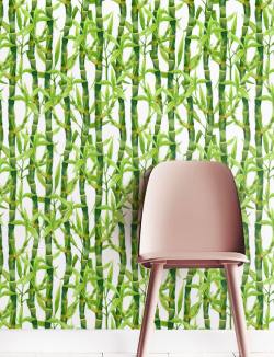 Bamboo Wallpaper Removable Wallpaper Self-adhesive