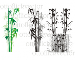 BAMBOO BACKGROUND FRAME vector clipart eps, ai, cdr, png, jpg ...