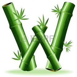 Bamboo Logo Brief Anmelden W photo | Alphabet~Green Sets ...