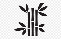 Black And White Bamboo Clipart - Png Download (#1797890 ...