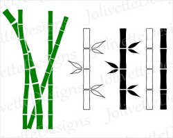 Bamboo, Cane Pole, Pole, Stick, Leaf, Clip Art, Clipart, Design, Svg ...