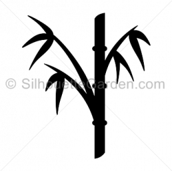 Bamboo clipart silhouette - Pencil and in color bamboo clipart ...