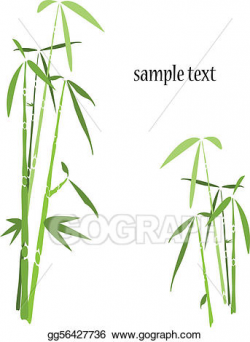Vector Stock - Orient background bamboo trees. Stock Clip Art ...