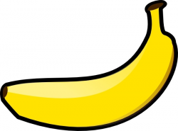 Banana clip art Free vector in Open office drawing svg ( .svg ...