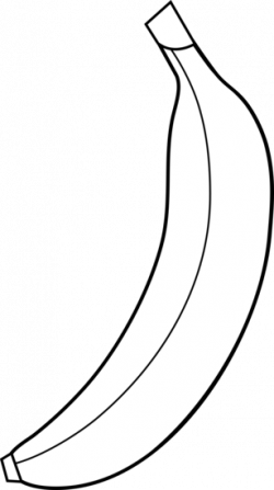 Black and white banana clipart free clipart images - Clipartix