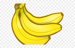 Banana Clipart Bnana - Banana Bunch Clipart Png Transparent ...