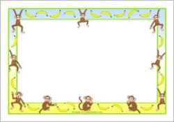 Free Monkey Border Cliparts, Download Free Clip Art, Free ...
