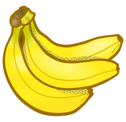 OnlineLabels Clip Art - Bunch Of Bananas - Coloured