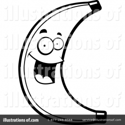 Banana Clipart #1156799 - Illustration by Cory Thoman
