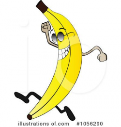 Banana Clip Art Black and White | Banana Clipart #1056290 by Andrei ...