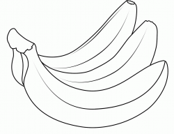 Photos: Banana Outline Printable, - Drawings Art Gallery