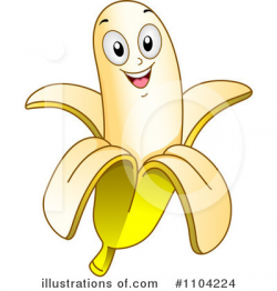 Banana Clipart #1104224 - Illustration by BNP Design Studio