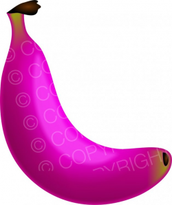 Genetically Modified Pink Banana Fruit Clipart – Prawny Clipart ...