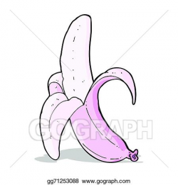 Vector Stock - Cartoon pink banana. Clipart Illustration gg71253088 ...