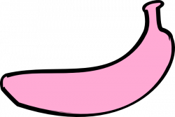 Pink Banana Clip Art at Clker.com - vector clip art online, royalty ...
