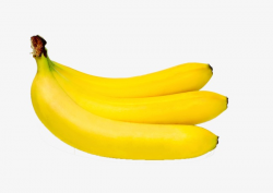 Three Bananas, Banana, Sweet Banana, Food PNG Image and Clipart for ...