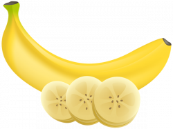 Banana and Slices Transparent PNG Clip Art Image | CLIP ART FOOD ...
