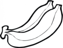 Cartoon Banana coloring page | Free Printable Coloring Pages