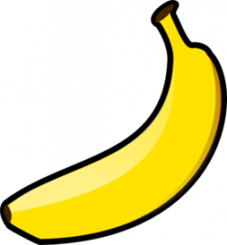 Banana Clip Art at Clker.com - vector clip art online, royalty free ...
