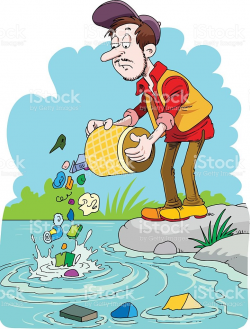 Trash clipart water pollution - Pencil and in color trash clipart ...