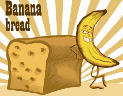 Clip Art: Banana Bread | Quick Bread ~ Banana | Pinterest | Banana ...