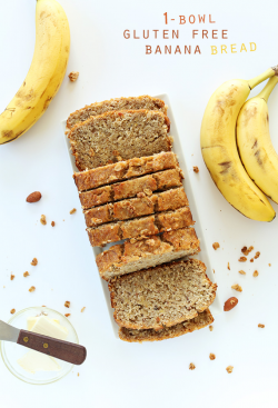 1-Bowl Gluten-Free Banana Bread | Minimalist Baker Recipes