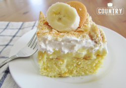 Best Banana Pudding Poke Cake - The Country Cook