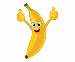 Bananas Transparent Happy - Happy Banana Cartoon - banana ...