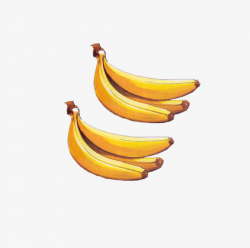 Two Bunches Of Bananas, Yellow, Banana, Quantity PNG Image and ...
