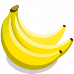 Bananas Icon | Free Images at Clker.com - vector clip art online ...