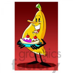 Banana splits #clipart #images #vector #cartoon | Food Clip Art ...