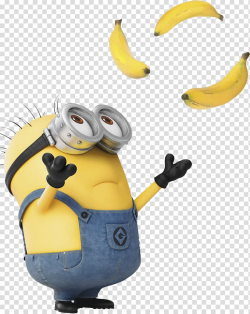 Minion digital illustration, Banana split Despicable Me ...
