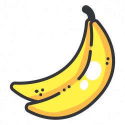Banana icon fruit - Transparent PNG & SVG vector