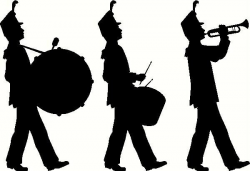 free clip art marching band | Marching Band Vinyl Decal | Car Decal ...